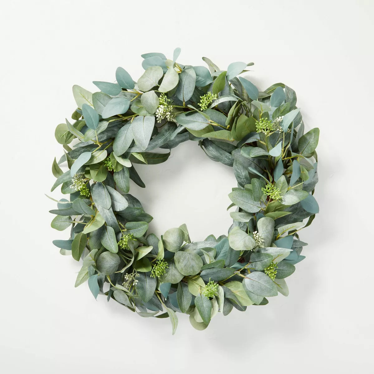 24" Faux Mixed Eucalyptus Wreath - Hearth & Hand with Magnolia