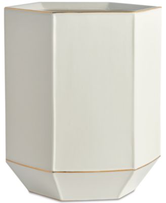 Cassadecor Cassadecor Ornato Wastebasket White Wastebasket