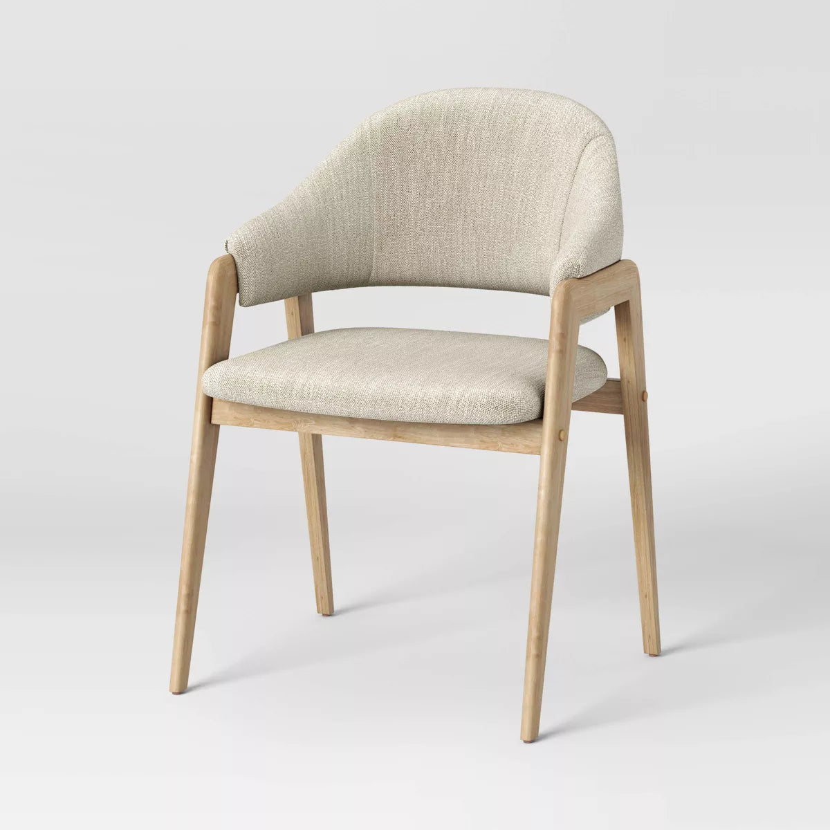 Ingleside Open Back Upholstered Wood Frame Dining Chair