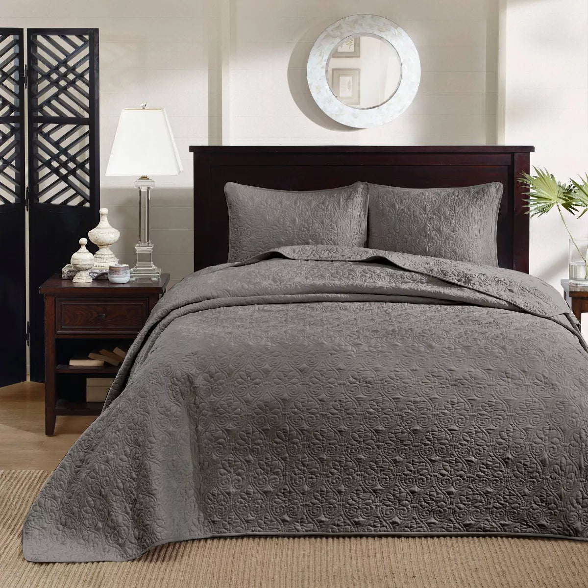 Queen Vancouver Reversible Bedspread Set - Madison Park