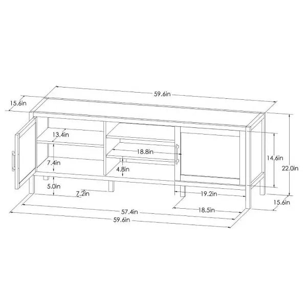 Warwick TV Stand for TVs up to 69" with Storage - Threshold™