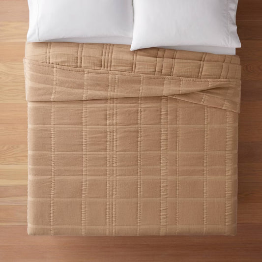 Full/Queen Waffle Matelasse Reversible Quilt - Threshold™ designed with Studio McGee