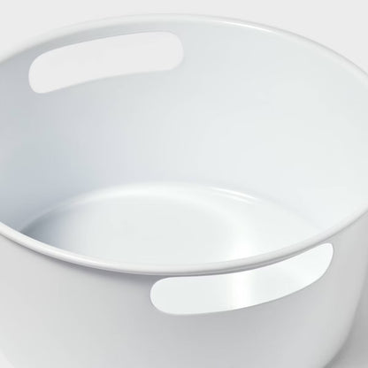 Metal Beverage Storage Container White