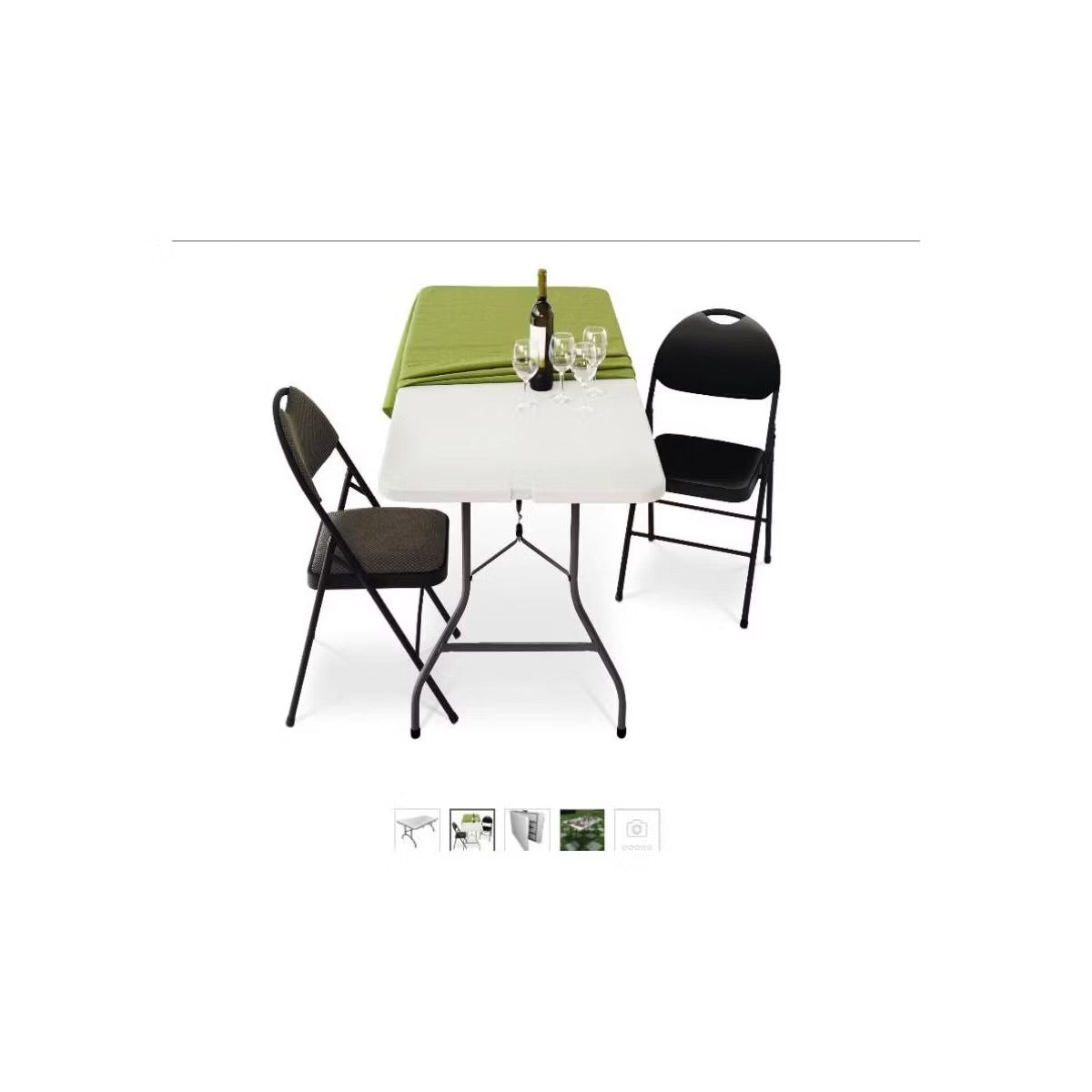 Peakform 6' Folding Banquet Table Off White