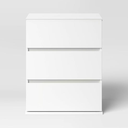 3 Drawer Modular Dresser Chest White