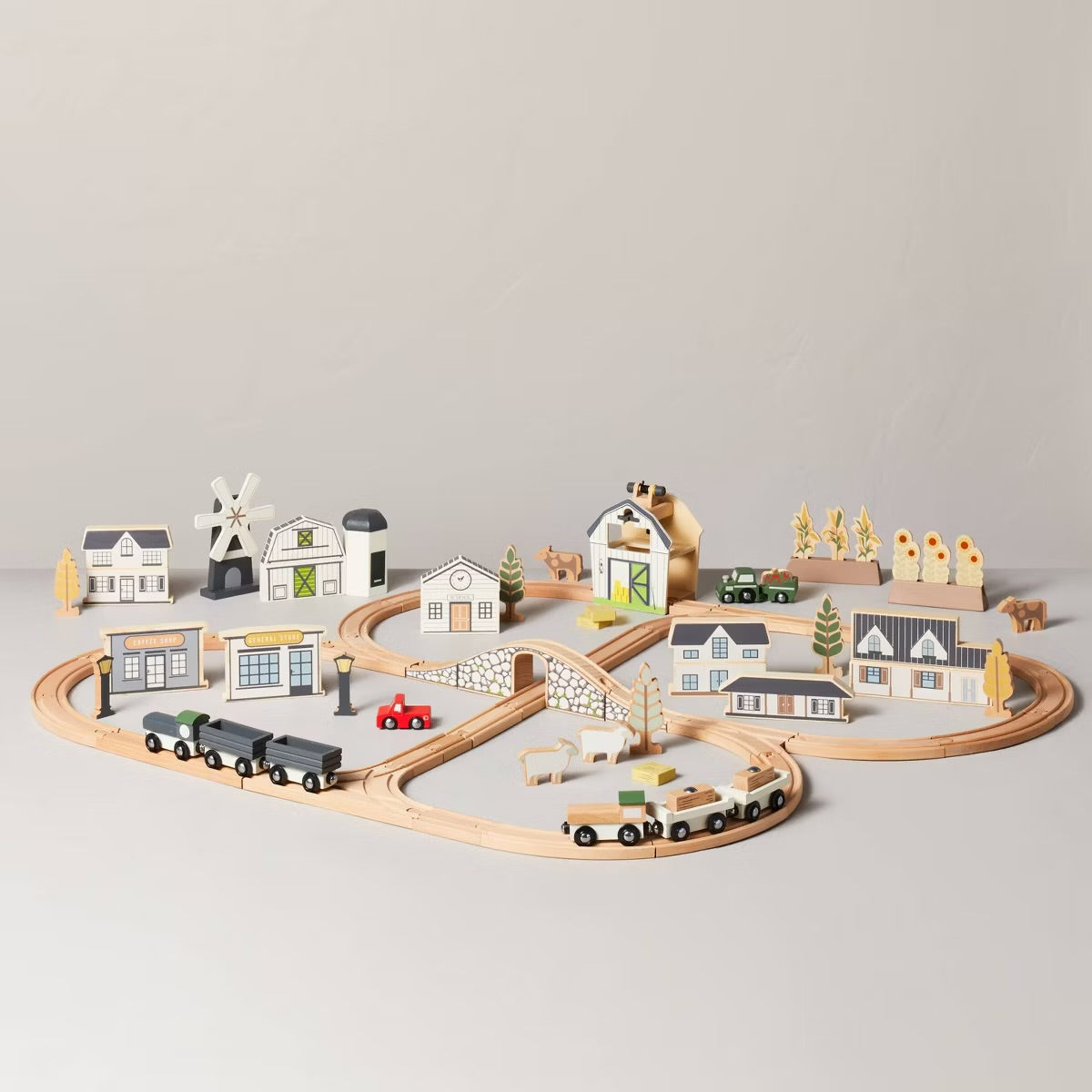 Toy Train Track Set 84pc - Hearth & Hand™ with Magnolia