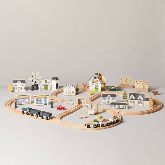 Toy Train Track Set 84pc - Hearth & Hand™ with Magnolia