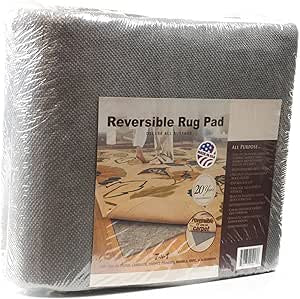 Deluxe All-Surface Non-skid Area Rug Pad for 2-Feet by 8-Feet Rug