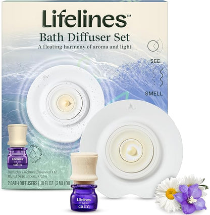 Floating Bath Essential Oil Diffuser, Lily Pad Diffusers 2-Pack