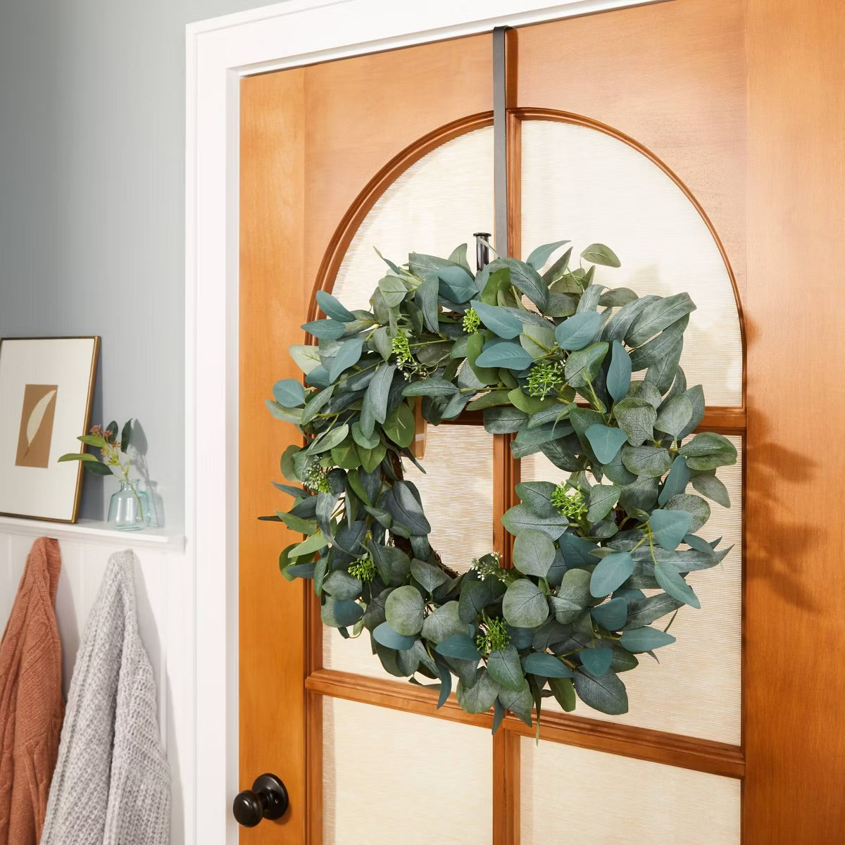 24" Faux Mixed Eucalyptus Wreath - Hearth & Hand