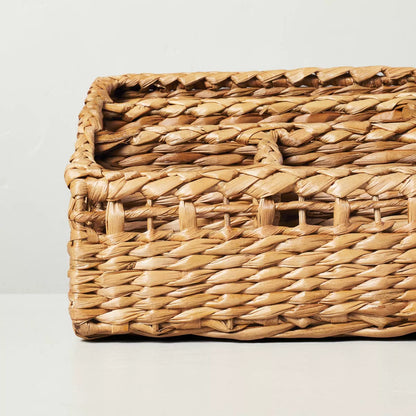 Woven Multipurpose Compartment Caddy Natural