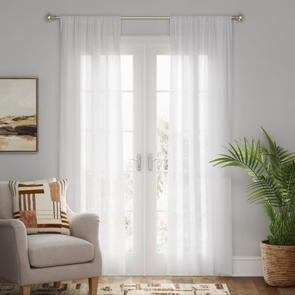 2pc Light Filtering Farrah Window Curtain Panel - Threshold  54”x84”