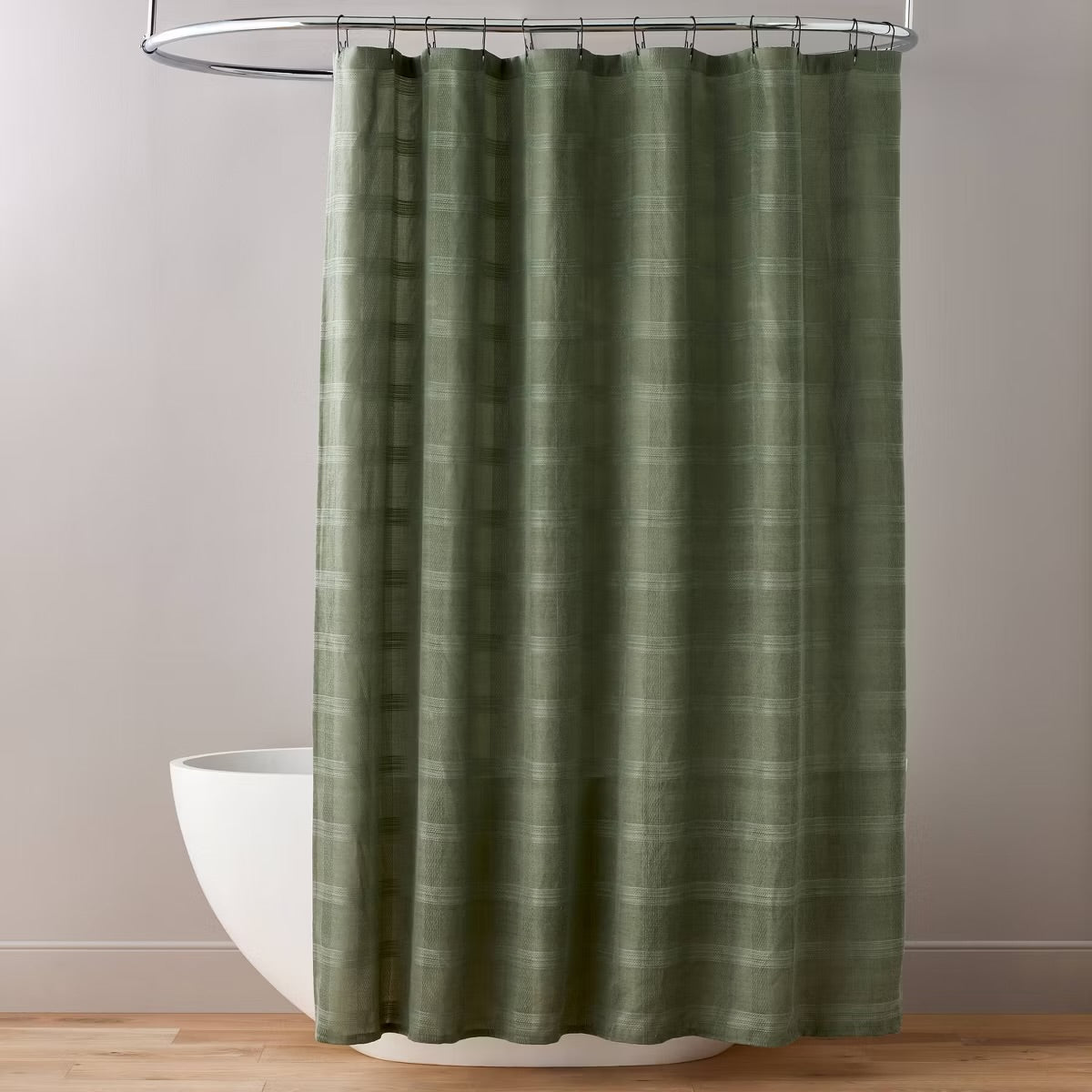 Washed Square Shower Curtain - Hearth & Hand™ with Magnolia