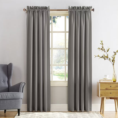 54”x95” Sun Zero Room Darkening Seymour Rod Pocket Curtain Panel