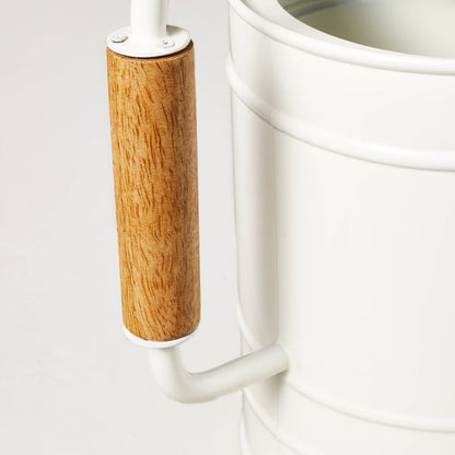 2.88L Painted Metal Watering Can Cream - Hearth & Hand