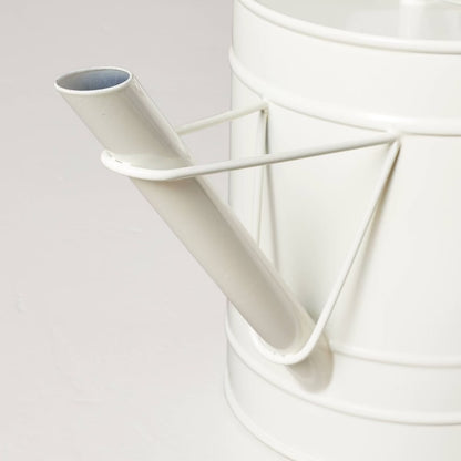 2.88L Painted Metal Watering Can Cream - Hearth & Hand