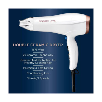 Conair Double Ceramic Hair Dryer - 1875W