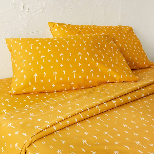 Twin/ TwinXL YellowSeparate Flat Sheets - Opalhouse designed with Jungalow™