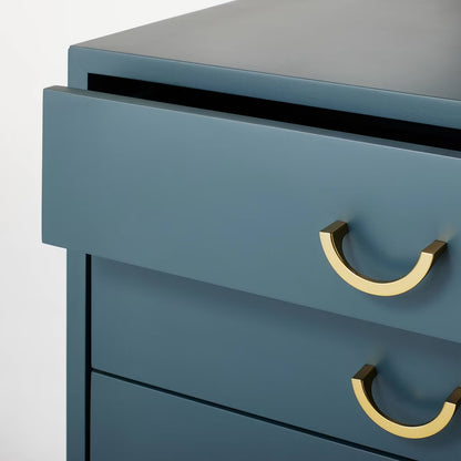 Quail Hill 3 Drawer Nightstand Mount Blue - Threshold