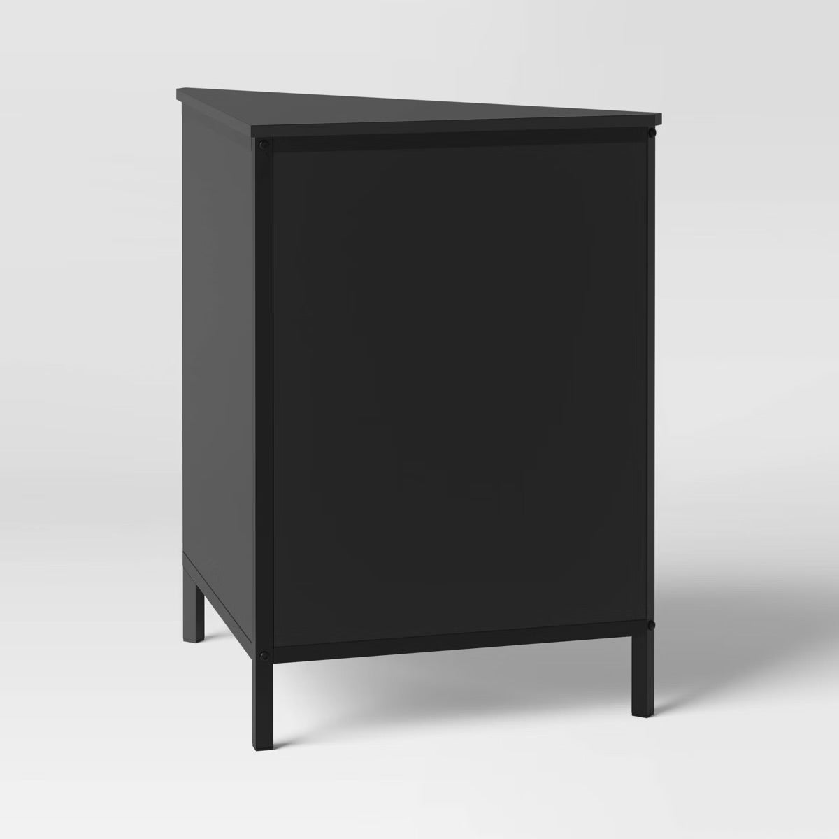 Mesh Corner Cabinet Black - Threshold