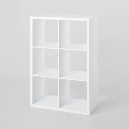 6 Cube Organizer - White