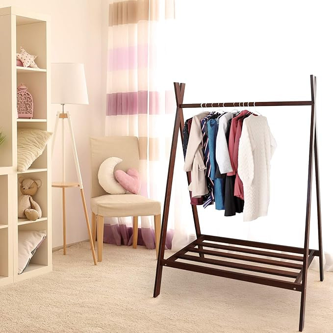 Teepee Coat Rack with Shelf