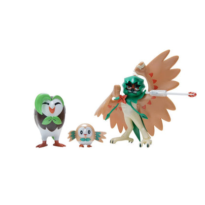 Pokémon Select Evolution Multipack Rowlet/Dartrix/Decidueye Action Figure Set - 3pk