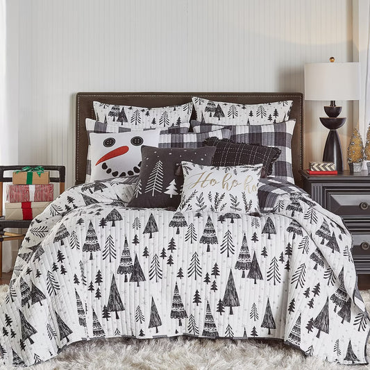 Full/Queen Northern Star Holiday Quilt Set - Levtex Home