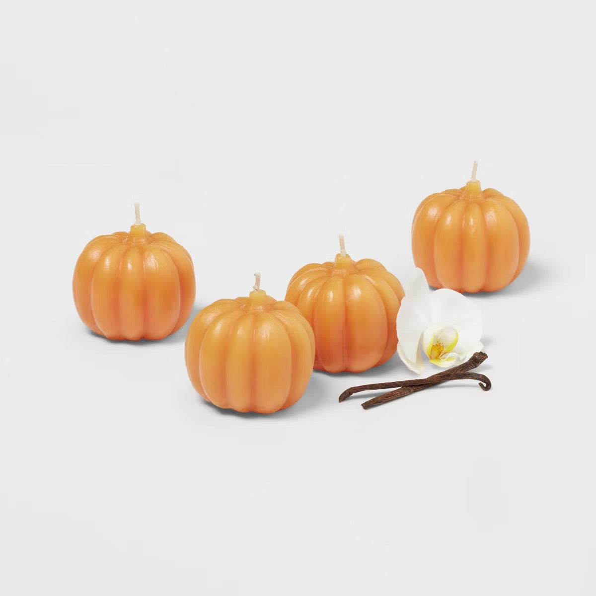 4pk Figural Votives Pumpkins - Threshold