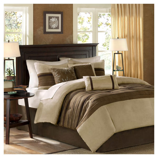 King Dakota Microsuede Comforter Set