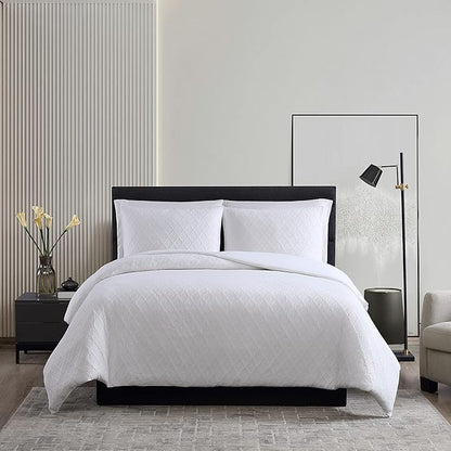 Queen Vera Wang - Double Diamond Collection - Comforter Set