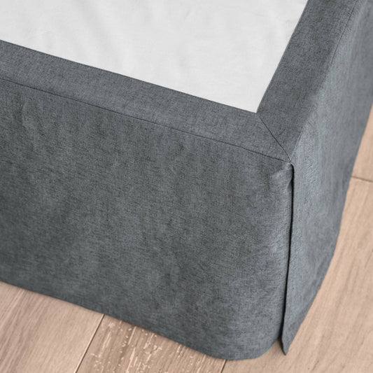 Queen Linen Blend Bedskirt - Casaluna