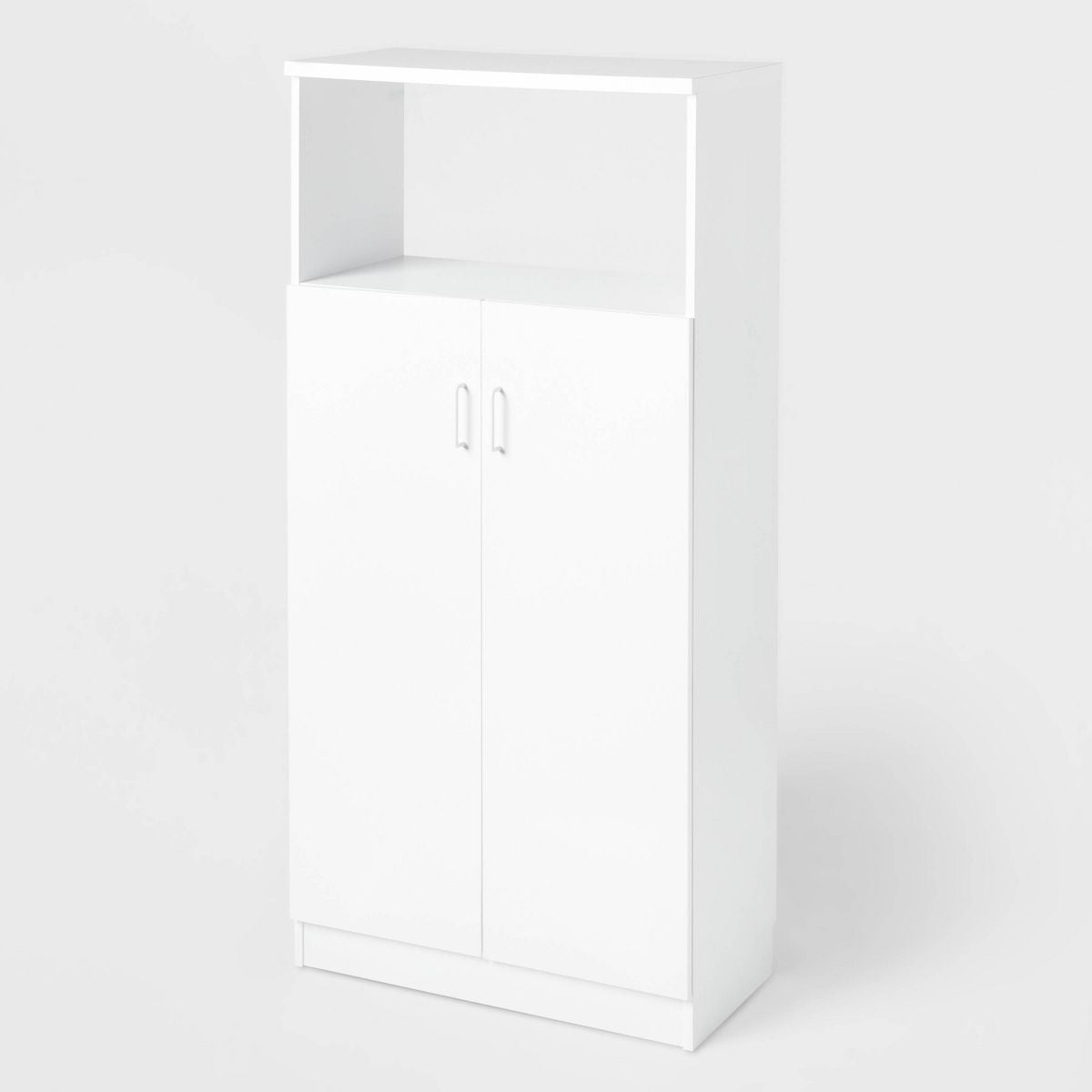 Large Storage Cabinet White