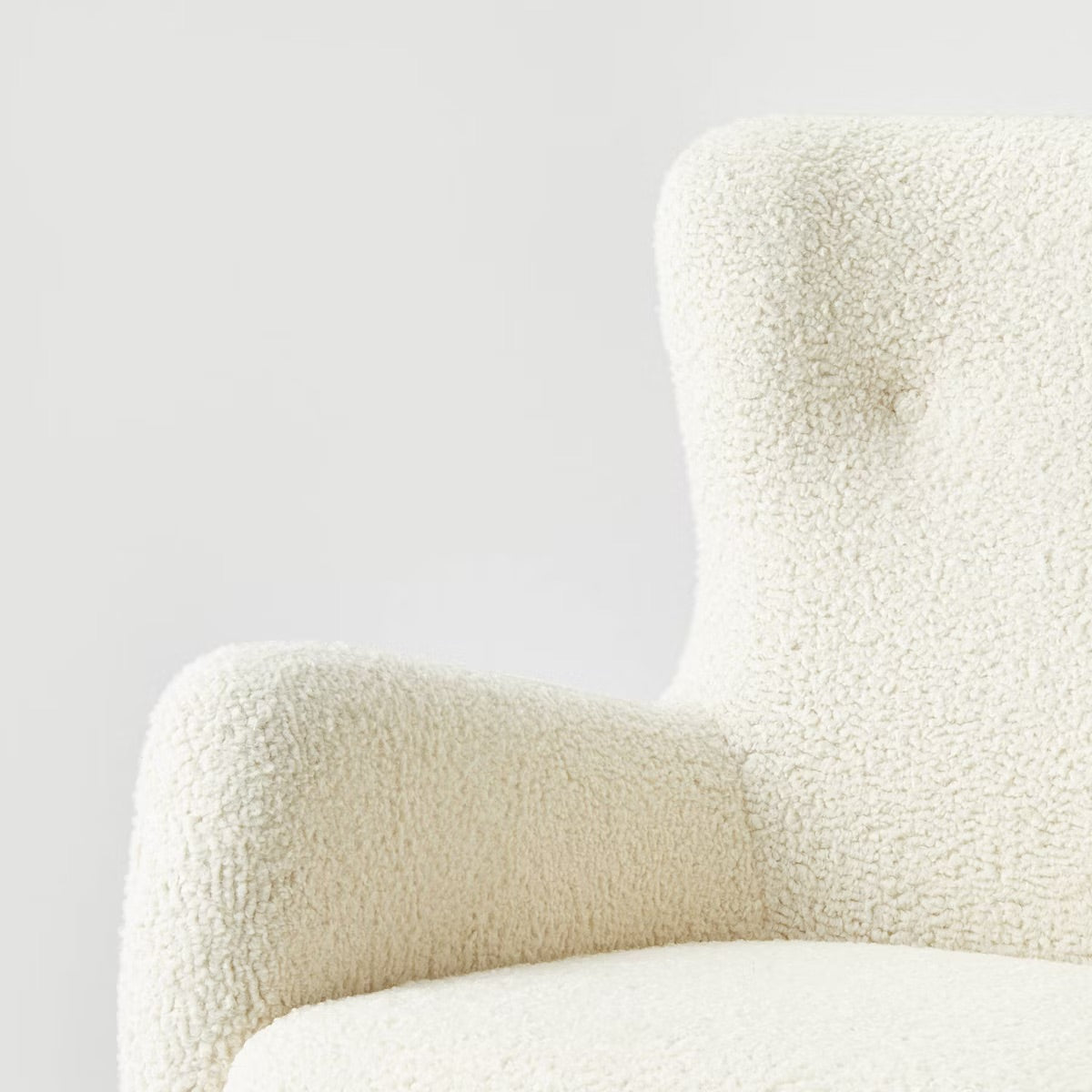 Kessler Wingback Accent Chair Sherpa