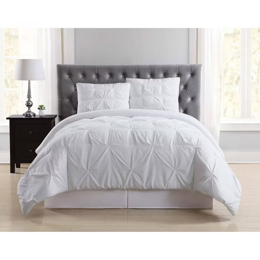 King Truly Soft Everyday Pleated Comforter Set