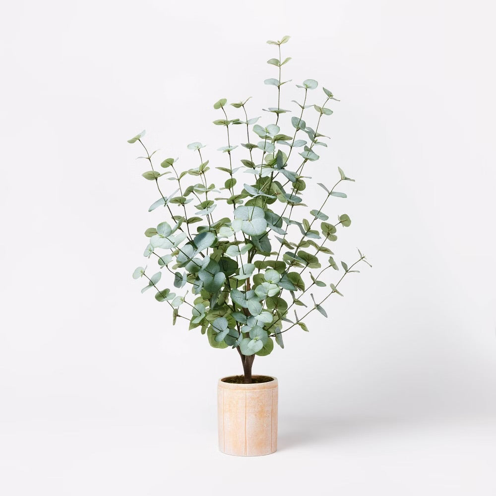 Large Artificial Eucalyptus Plant in Pot