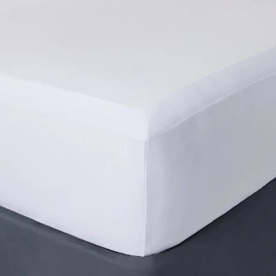 Full White Solid Box Spring Cover  - Threshold