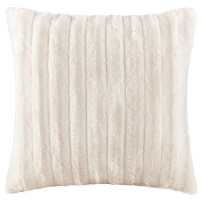 20"x20" Oversize York Faux Fur Square Throw Pillow