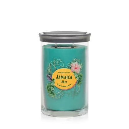 Caribbean 20oz Jamaica Vibes - Yankee Candle: Lidded Jar, Soy Wax Blend, Dual Wick