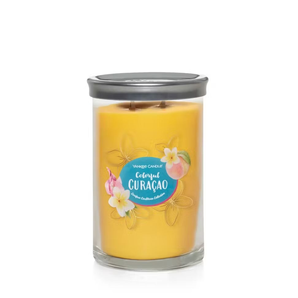 Caribbean yellow 20oz Colorful Curacao - Yankee Candle