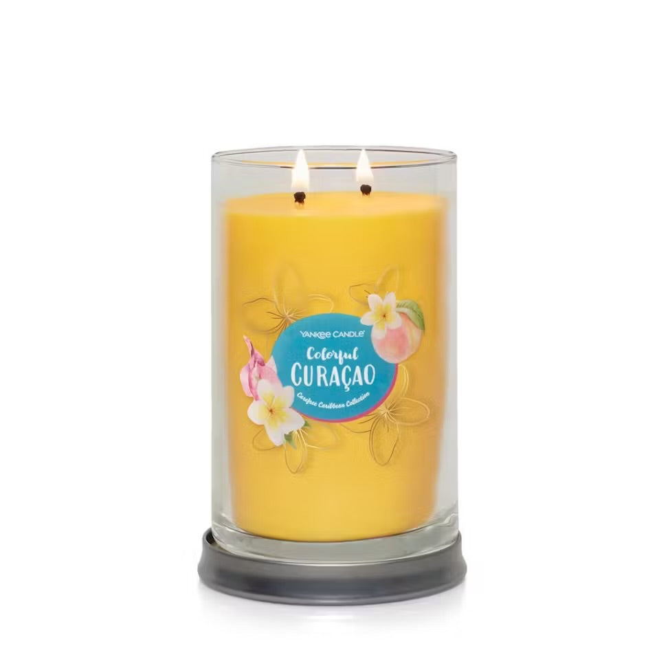 Caribbean yellow 20oz Colorful Curacao - Yankee Candle