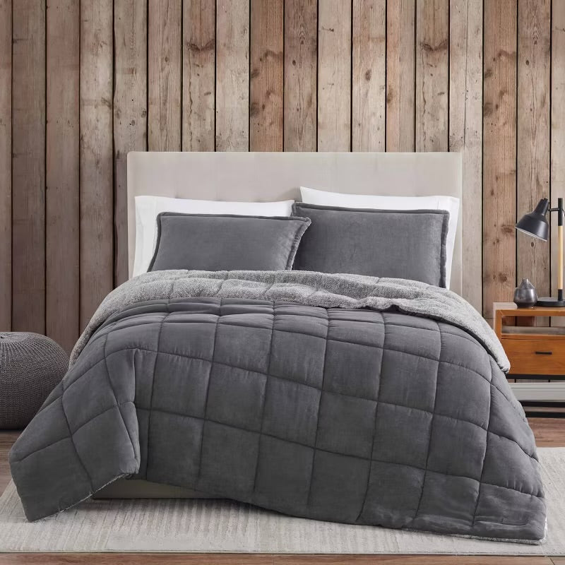 King Sherwood Reversible Comforter Set - Eddie Bauer