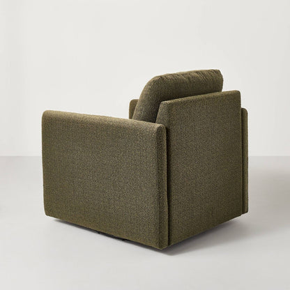 Boucle Upholstered Swivel Arm Chair - Hearth & Hand