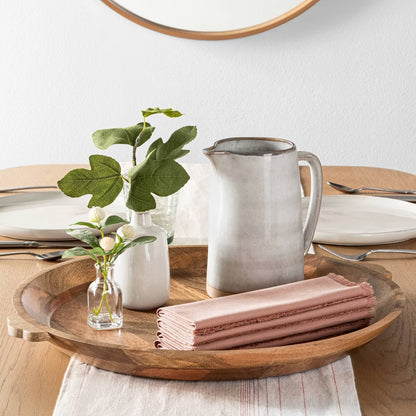 Oversized Carved Wood Tray - Hearth & Hand with Magnolia