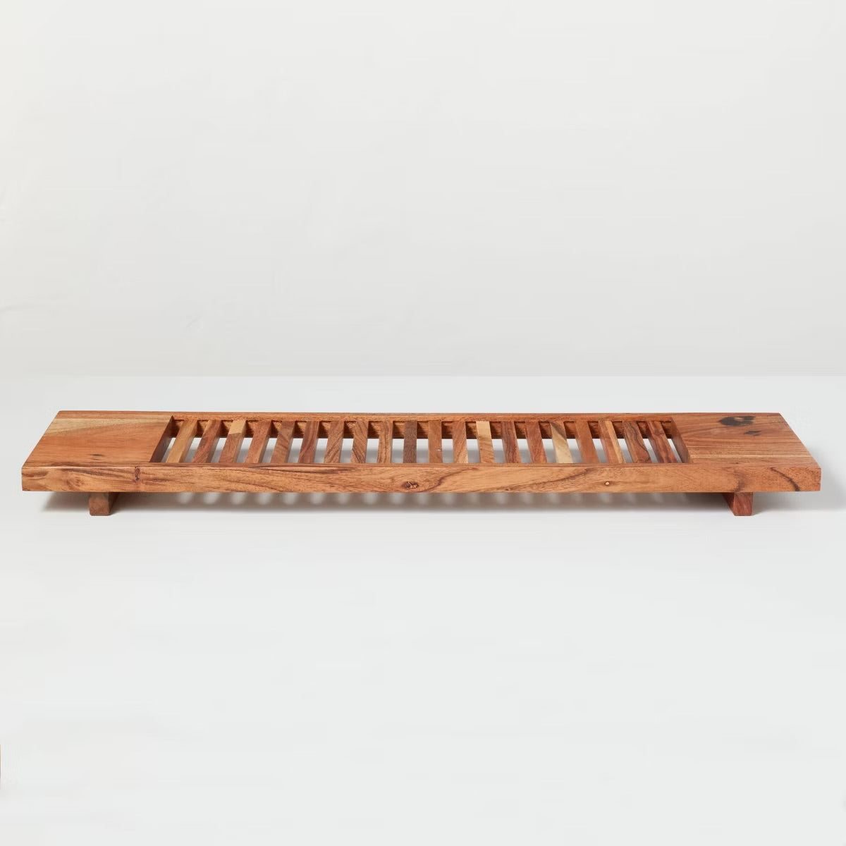 Slatted Wood Bathtub Tray - Hearth & Hand