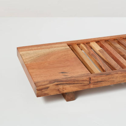 Slatted Wood Bathtub Tray - Hearth & Hand