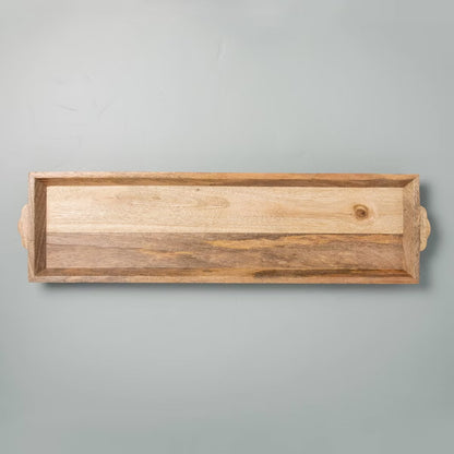 Carved Wood Tray - Hearth & Hand