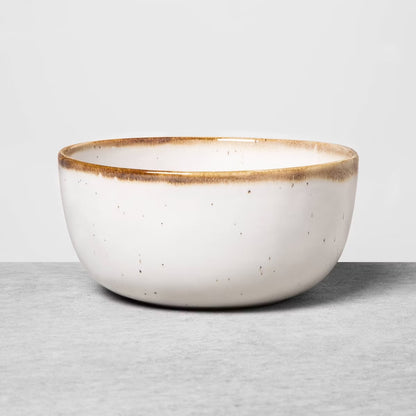 22oz Stoneware Reactive Glaze Cereal Bowl - Hearth & Hand