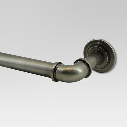 66 - 120 French Pipe Curtain Rod - Threshold - Pewter