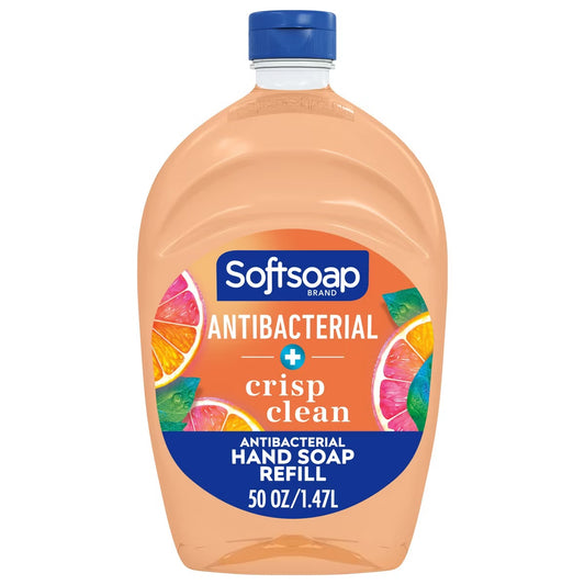 Softsoap Antibacterial Liquid Hand Soap Refill - Crisp Clean - 50 fl oz